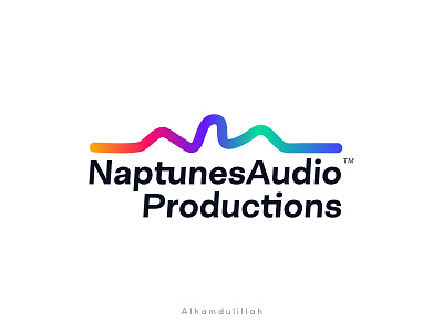 Naptunes Audio Productions Logo abstract logo audiocodes logo audiologo branding branding identity concept idea gradient logo headphones logo mark symbol icon logotrends music audio stream naptunes audio productions logo productions logo rimongraphics software program sound sound wave logo splash screen type typography text custom wave waves