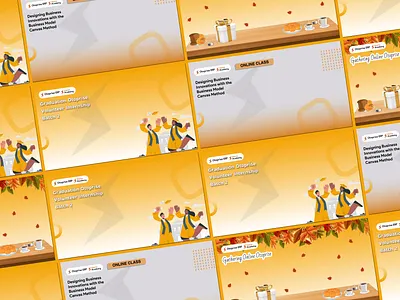 Otoprise Virtual Backgrounds Designs 3d animation app background branding color design good graphic design gray illustration logo motion graphics orange otoprise poster ui vector virtual white