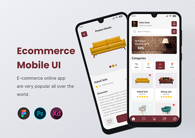 Furniture Mobile App app ecommerce fashion mobile ui ux