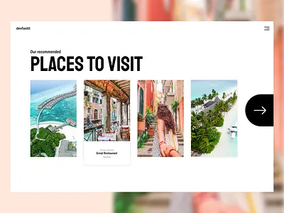 Our Recommended Places to Visit - 1 app design figma graphic design illustration logo trends typography ui ui design trends uitrends ux ux design trends ux trends uxtrends vector web design web dev web development webdev
