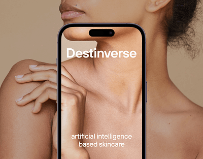 Destinverse app art beauty beige branding care clean design healthe minimal mobile app phone premium site skin care ui user interaction ux web site