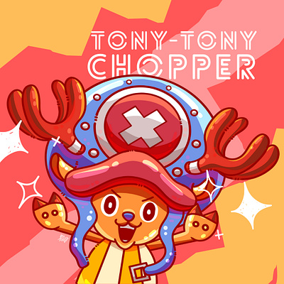 TONY TONY CHOPPER character chopper design graphic design illustration onepiece portrait