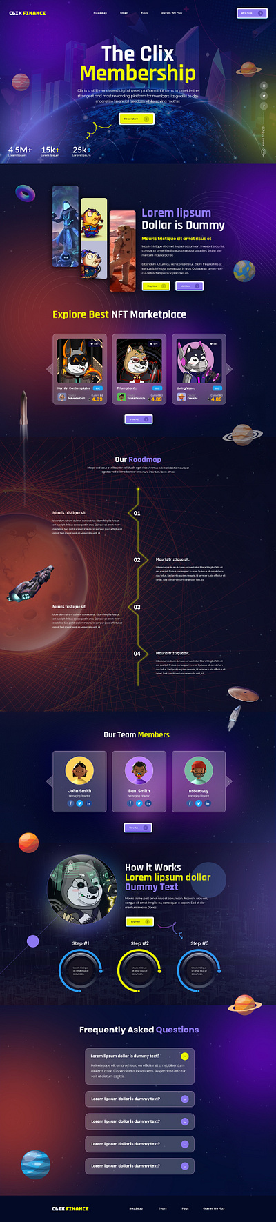 NFT 3d animation branding graphic design logo motion graphics ui