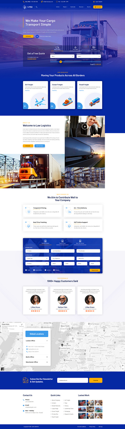 Logistic 3d animation branding graphic design logo motion graphics ui