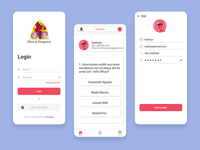 Choices & Consequences design home page login mobile app signup ui ui design uiux ux