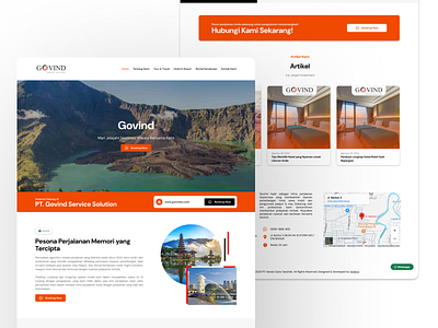 Govind - Tour & Travel Solutions Website✨ branding design graphic design ui ux