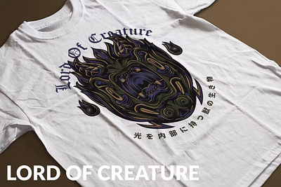 Lord of Creature T-Shirt Design Template apparel branding clothing graphic design graphics for t shirt designs logo t shirt t shirt designs t shirts t shirts with designs tshirt tshirt with design tshirts