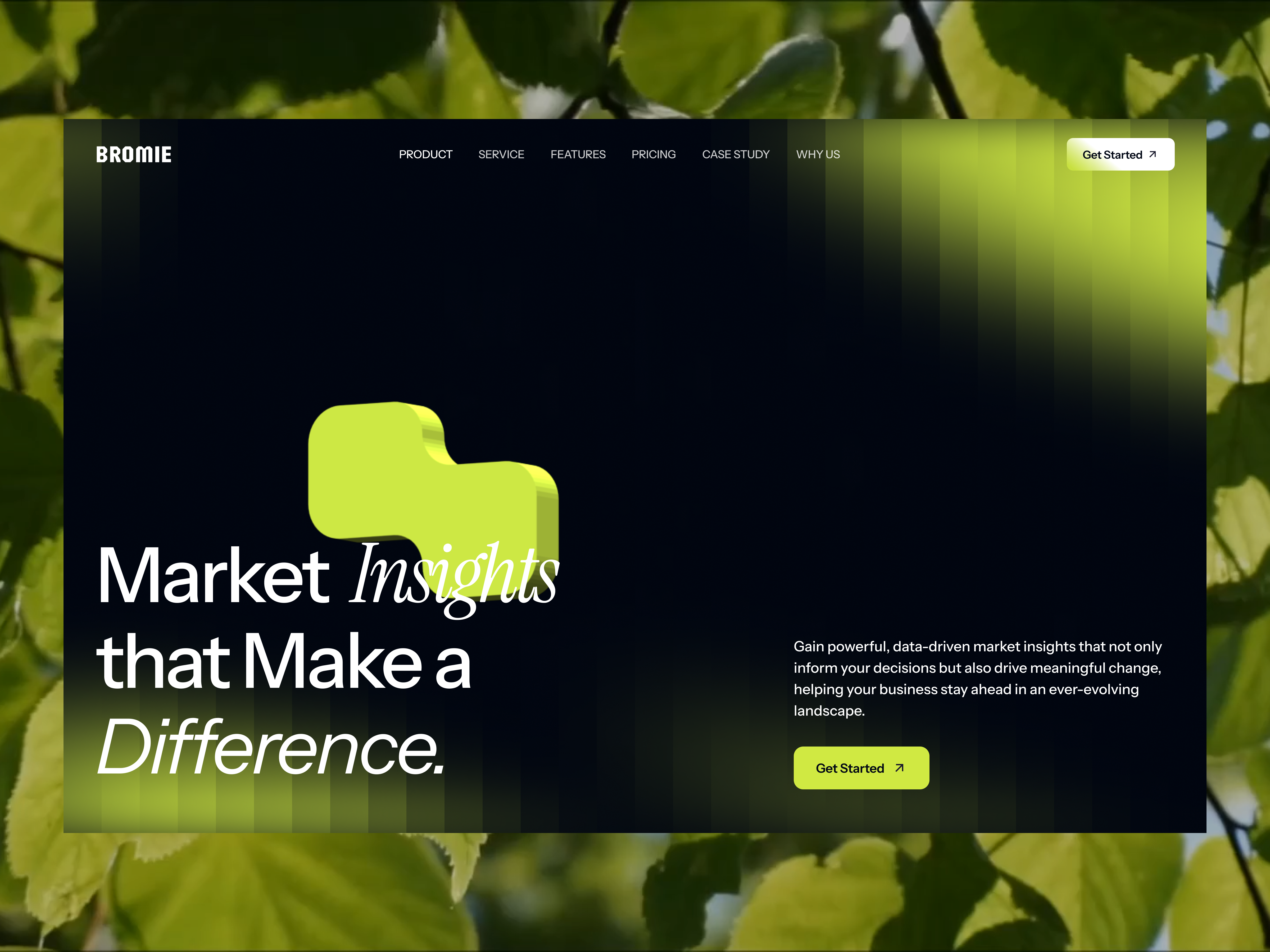 Example of Minimal, Functional Web Design & Framer