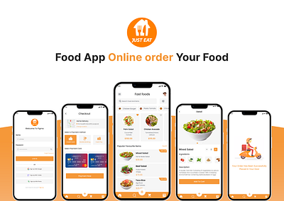 online food application 3d animation branding design graphic design illustration logo motion graphics prototype ui ux