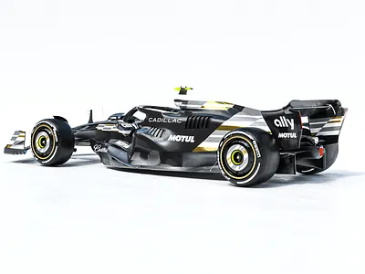 Cadillac F1 Concept 3d branding graphic design