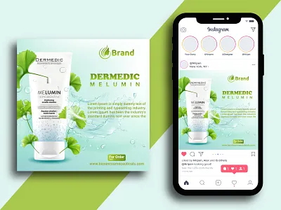 Social Media Poster Design banner ads banner for social media cosmetics cosmetics ads cosmetics brand facebook poster graphic design instagram poster poster design social media ad social media design