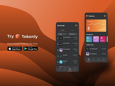 NFT Fintech App bank branding crypto customer design finance fintech money nft product ui ux wallet