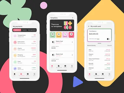 NeoBank Mobile App bank banking branding color customer dashboard design mobile neobank product ui ux