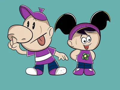 Hand drawn cartoon characters. art artist cartoon design handdrawn illustration logo
