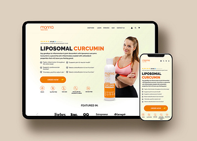 Maana (Responsive Landing Page) landing page design responsive ui ux