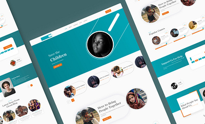 Donation Website app design figma graphic design landing page ui ui design ui ux ux web design website