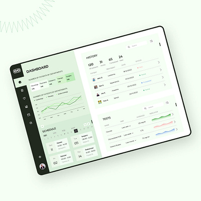 Medical App Dashboard UI Design design desktop app graphic design logo medical medical app patient app ui uiux