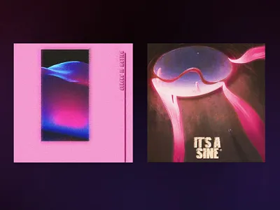 Album covers concepts album cover cd cover colorful design digital drawing graphic design illustration music neon retro scenery visual identity