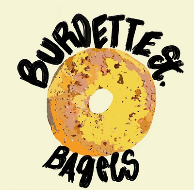 Burdette St Bagels: Logo, Branding, and Packaging Design branding design graphic design illustration logo photoshop
