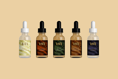 DOR - Essential Oils beauty bottle brand clean cosmetics design door dropper essential gold icon identity logo mark oil oils packaging plants symbol wordmark