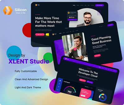 Silicon Web Design branding design graphic design logo ui uiux ux vector