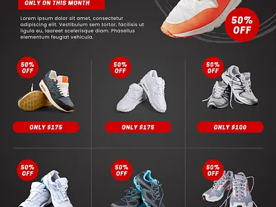 Shoes Ad banner banner product product lsit shoes