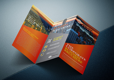 Trifold Broucher Design banner branding broucher design corporate banner flyer design graphic design illustrator logo design