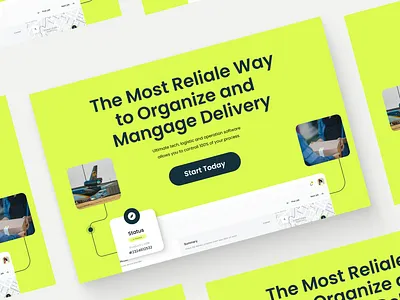DeliverIt design figma landingpage photoshop ui webdesign webflow