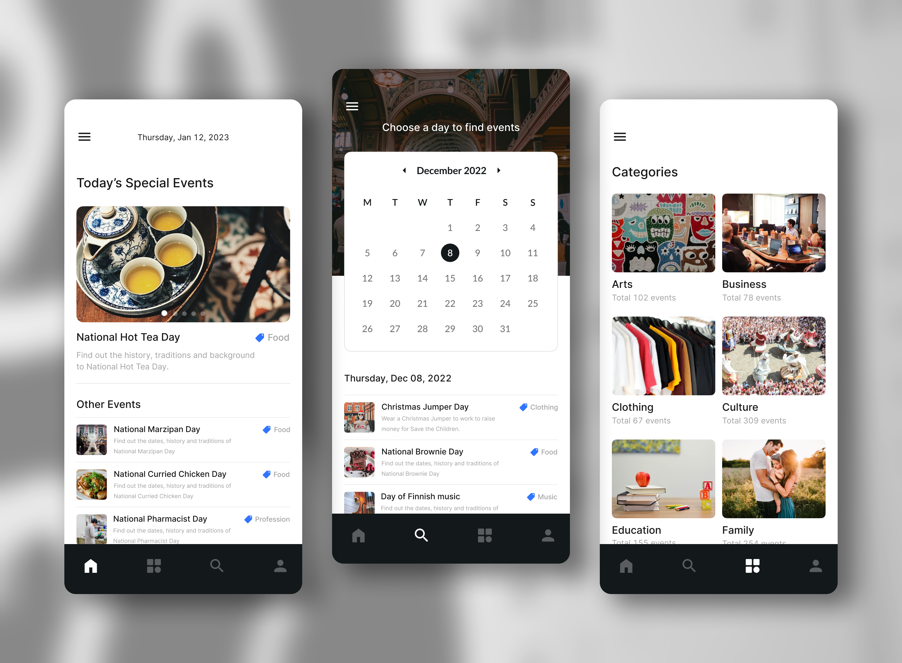 Example of Mobile App Design