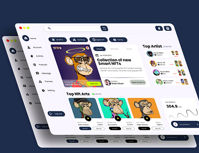 NFT dashboard Ui Design app design apps clients dashboard dashboard designs developer dollars figma mobile app nft nft design app nft mobile app payment screens ui designs uxui website