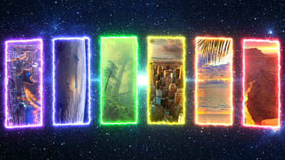 🌌 Portals animation beach canyon cities city colors dubai earth nature ocean planet portals sand sea space stars universe vfx video editing visual effects