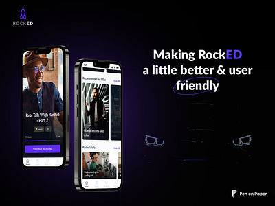 RockEd UI Design app branding design illustration logo penonpaper ui ui design ui ux uidesign