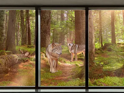 ⏳ Evolution of time animals animation day forest moon nature night premises rain rainy scene sun trees vfx video editing visualeffects wolves