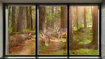 ⏳ Evolution of time animals animation day forest moon nature night premises rain rainy scene sun trees vfx video editing visualeffects wolves