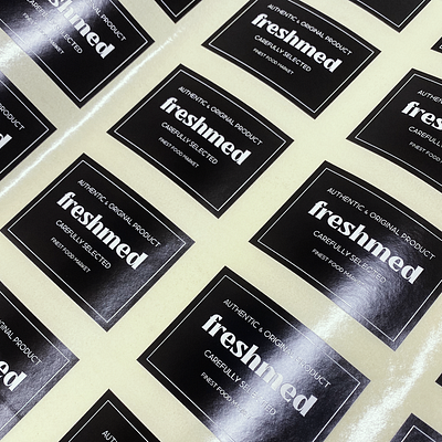 Freshmed brand identity branding delicatessen design graphic design label logo supermarket
