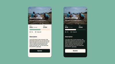 Crowdfunding Campaign - Mobile campaign crowd crowdfunding dailyui donate donation funding fundraise fundraiser mobile ui uidesign