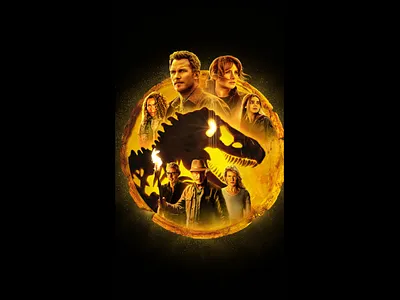 🦖 Jurassic World Dominion 3d actors adventure amber animals cutouts dinosaur dominion fangs jurassic park monster prehistoric ray reptile sfx skeleton torch vfx video editing visual effects