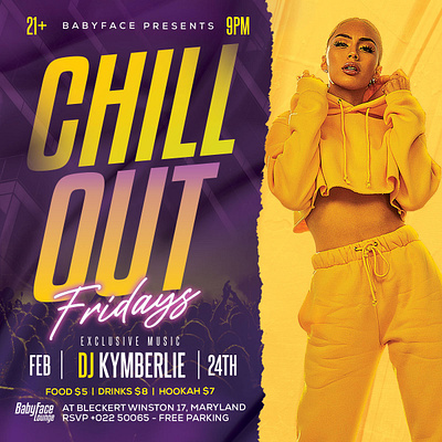 Night Club Flyer graphic design