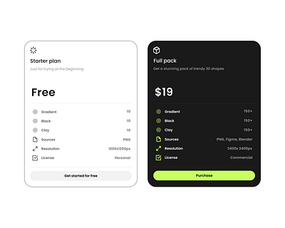 Pricing UI app artboard branding design designapp graphic design landingpage page pricing site ui uiux user userexperience userinterface ux vector web website