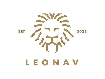 Leonav app branding design graphic design illustration lion logo ui ux vector