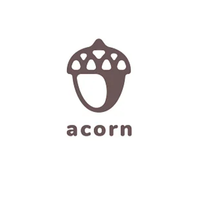 Acorn Logo 3d animation app branding design graphic design illustration logo ui vector