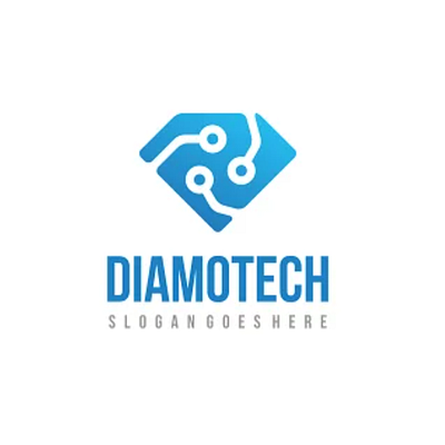 Diamotech Logo 3d animation app branding design graphic design illustration logo ui vector