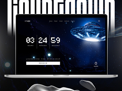 Countdown page | DailyUi 014 014 comingsoon countdown countdown page countdowntimer dailyui dailyui014 dailyuichallenge imtiazux landing page numbers timer ui ux web website