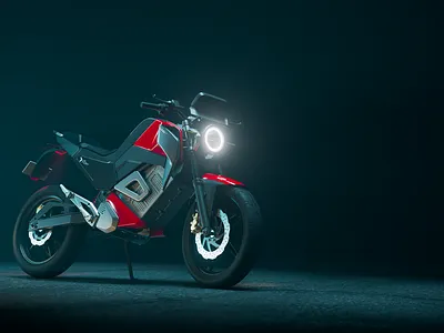 Rorr by Oben EV 3d 3d art 3d visual automotive render product render vehicle render