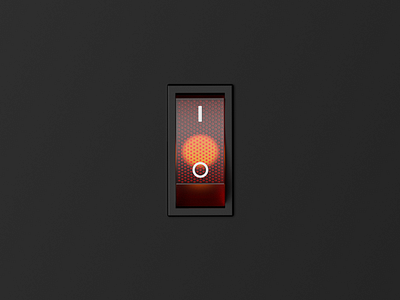 Red Rocker Switch audio audio design button switch ui vst