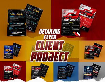 Car Detailing flyer design or price list car detailing car detailing price list car wash creative detailing menu design flyer flyer template leaflets poster price list price menu print materils professional washing flyer