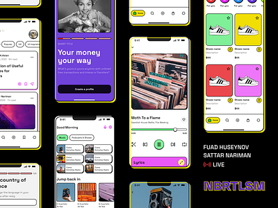 NBRTLSM UI Kit app brutalism design design system designsystem ec ecommerce illustration neobrutalism neubrutalism product ui uikit user ux uxui vector website