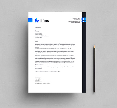 Simple Letterhead for my New Client, Letterhead Design branding branding design business card clean letterhead company proposal corporate design creative design design designpark14 graphic design letterhead letterhead design letterhead designer letterhead template logo minimal letterhead minimalist stationery stationery design vector