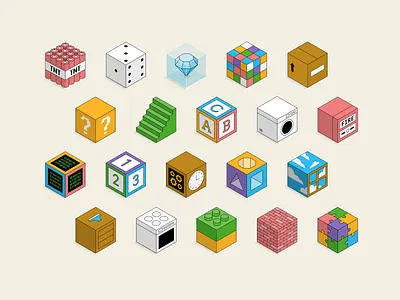 Top of the Block block creative cube design digital art digital illustration geometric graphic design illustration isometric line line style minimal minimalism simple vector