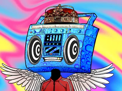 NFT project---radio head illustration nft nft art nft artist nft design nfts